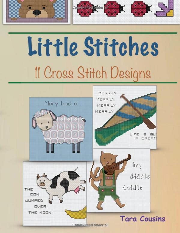 Little Stitches: 11 Cross Stitch Designs (Tiger Road Crafts)