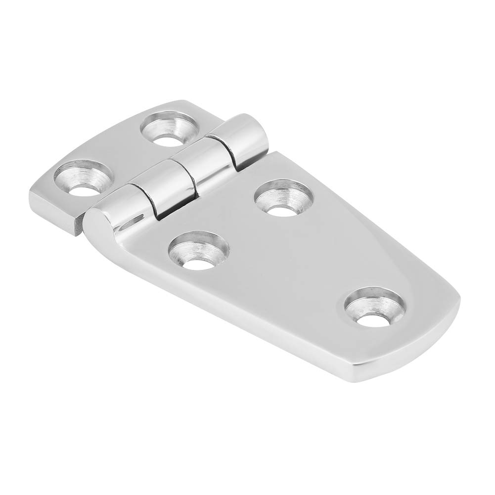NVSFZGIYG Slide Latch,Gate Bolt Lock, Sliding Door, 2pcs Stainless Steel Flush Hatch Compartment Casting for Boat Marine 7638mm Rectangle