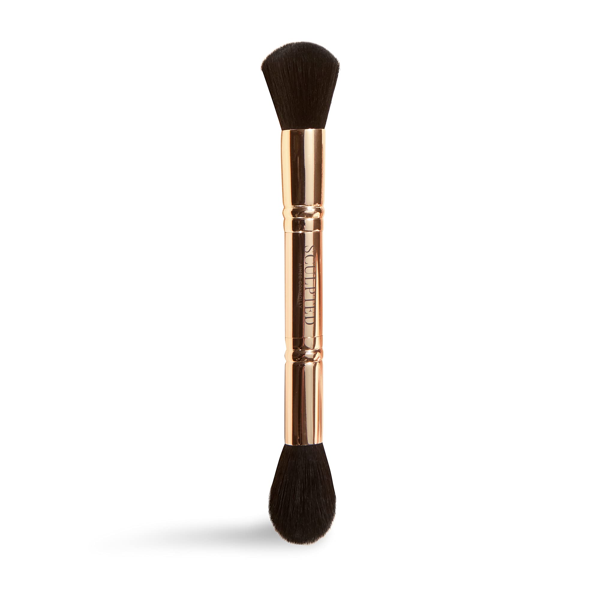 Sponsored Ad – Double-Ended Sculpting Duo Makeup Brush from Sculpted by Aimee - 2 in 1 Cruelty-Free, Vegan Bronzer and Highlighter Brush