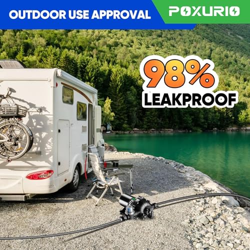 Image of 7GPM RV Water Pump, 70PSI 12V DC Fresh Water Pump, Self-Priming Diaphragm Water Pump with Pressure Switch and Filter for RV, Garden, Yacht, Camping