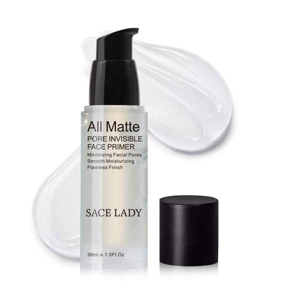 Invisible Pore Foundation Primer All Matte Face Primer, Oil- control and Smooth Face Primer Gel (Transparent) (1.0 FL.Oz)