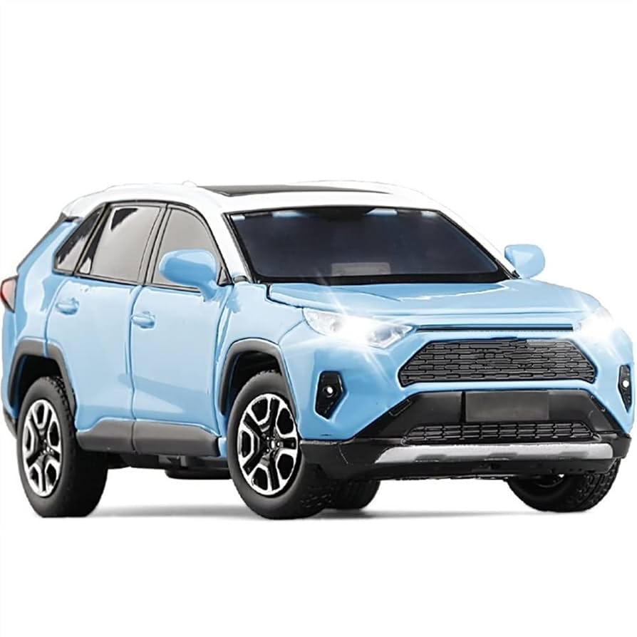 一汽丰田RAV4のモデルカー Amazon.co.jp: モデルカーのおもちゃ 1:32 トヨタ RAV4 SUV 合金