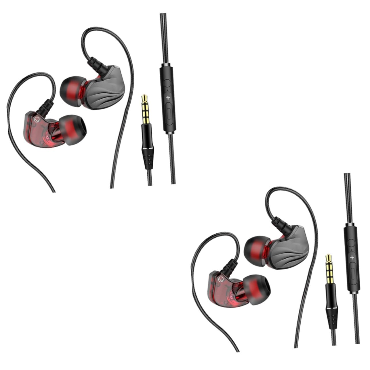 Gadpiparty 2pcs Headset Wired Headphones Corded Headphones Heaphones Wired over Ear Over-ear Headphones Over Ear Headphones Earphones Wired Bass Over-The-ear