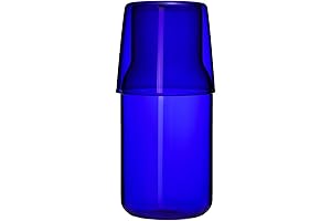 Sizikato Dark Blue Glass Bottles: Refreshing Nighttime Hydration