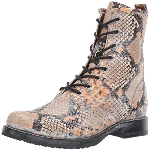 Frye Veronica - Bottines de combat pour femme, multicolore (Tan Multi), 36.5 EU