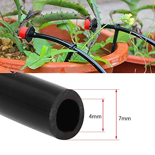 最安値 噴霧ノズル ドリップ散水ノズル ドリップ灌漑システム 散水ホース 水やり 点滴灌漑 散水用具 水量調整可能 屋根冷却 ガーデニング 盆栽 庭園 47mm 10mの価格比較