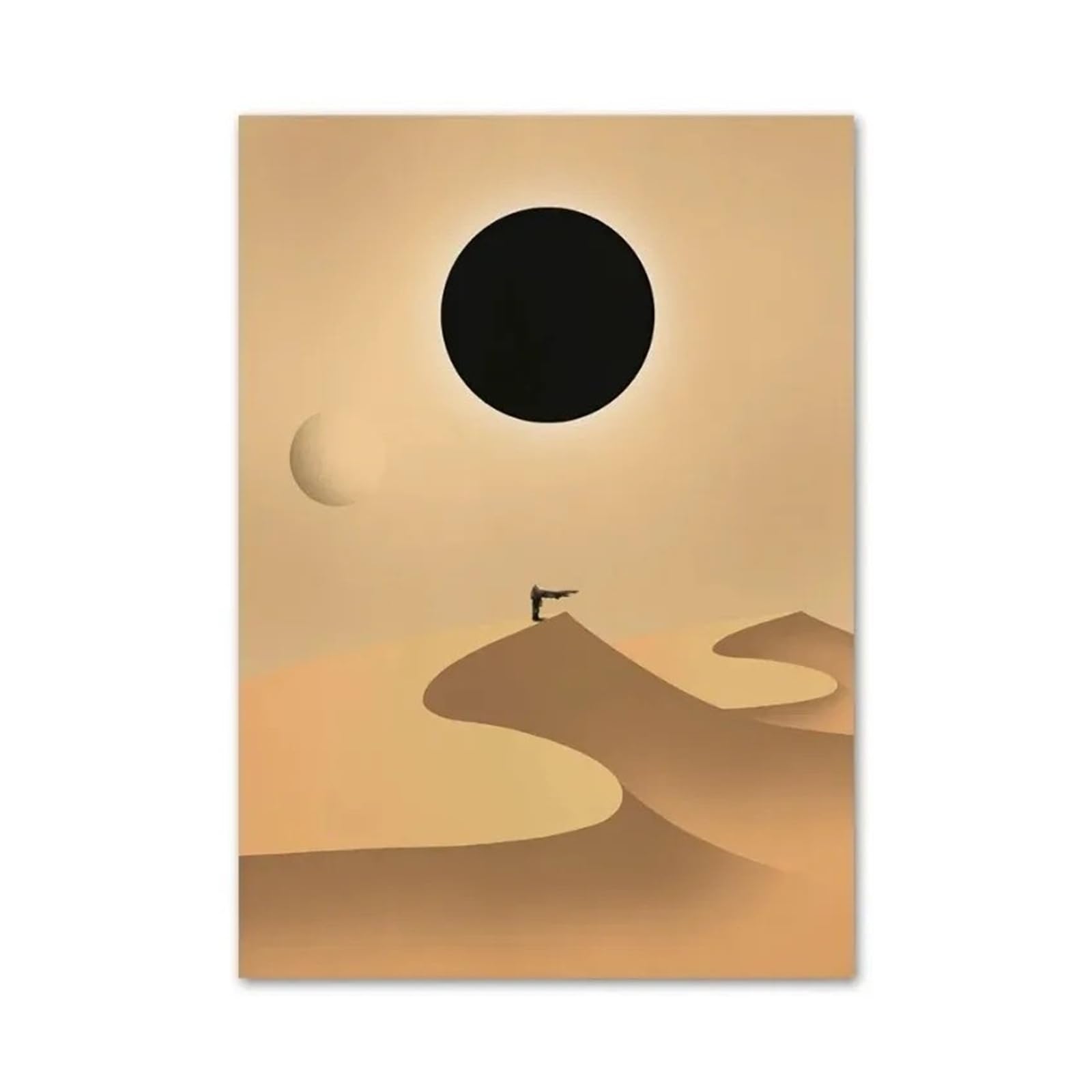 Xenite C Wall Art Anvas Prints Dune Desert Planet Actus Moon Nordi Abstract Wall Art Posters And Prints Pictures For Living Room Decor(,50X70cm)