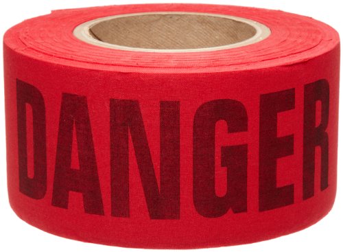Ruban de délimitation Danger Brady 91084 pour balisage écologique