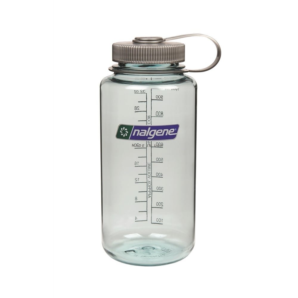 Nalgene Tritan Wide Mouth BPA-Free Water Bottle, 32 Oz, Seafoam — image 1