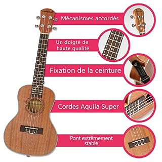 Classplash Pack d’Apprentissage Ukulélé Harmony City – Kit Instrument & Application de Travail Ludique – Enfant & Adulte… - Les Beatles, Paul McCartney, John Lennon, RIngo Starr, George Harrison Classplash Pack d'Apprentissage Ukulélé Harmony City - Kit Instrument & Application de Travail Ludique - Enfant & Adulte… – Image 3