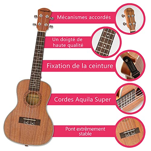 Classplash Pack d’Apprentissage Ukulélé Harmony City – Kit Instrument & Application de Travail Ludique – Enfant & Adulte… - Les Beatles, Paul McCartney, John Lennon, RIngo Starr, George Harrison Classplash Pack d'Apprentissage Ukulélé Harmony City - Kit Instrument & Application de Travail Ludique - Enfant & Adulte… – Image 4