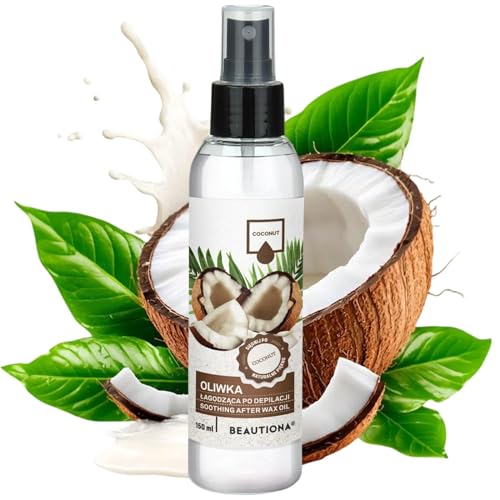 After Wax Öl Kokos 150 ml – Pflegeöl nach Rasur & Haarentfernung – Entfernt Wachsrückstände – Glattes Hautgefühl