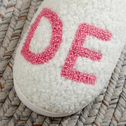 Slippers Women House Open Toe Heart Plush Fluffy Valentines Slippers Memory Foam Fuzzy Comfy Faux Fur Shoes Furry Bedroom Indoor Gift3