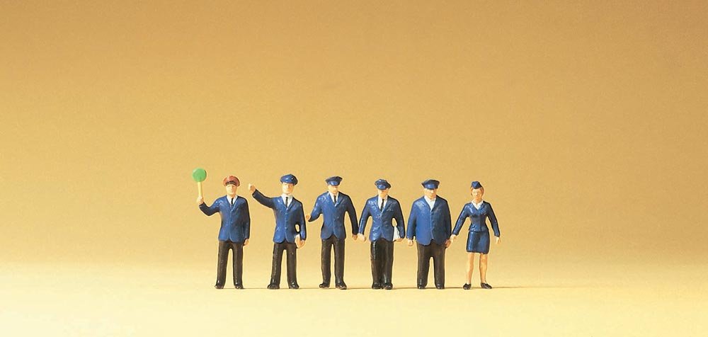 Railroad Personnel Set #2 (6) HO Scale Preiser Models