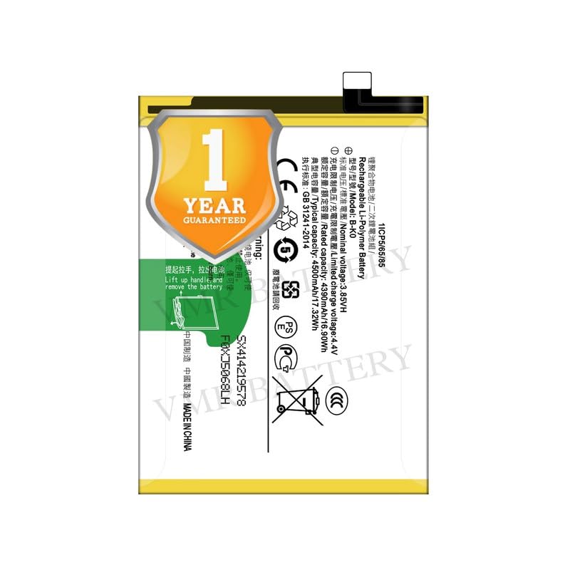 Image of Original B-K0 Battery Compatible for Vivo iQOO Neo 855 (V1936A, V1936T) - (4500mAh) - 1 Year Warranty K7