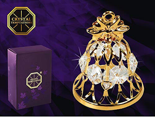 GERMANY CRYSTAL TEMPTATIONS - La Navidad Bell con Cristales de Swarovski