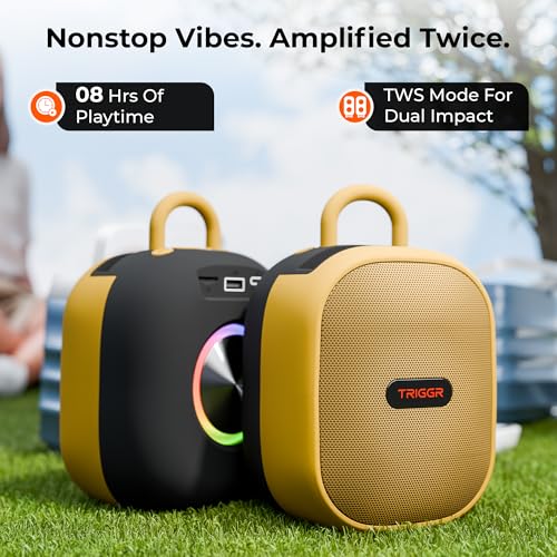 TRIGGR Roar 12 Portable Bluetooth Speaker, 12W, Blue Midnight Sun - Image 8