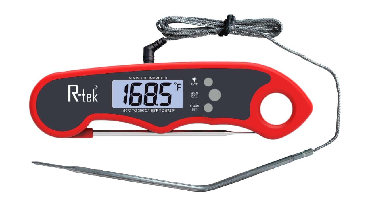 R-TEK stainless steel Digital Food Cooking Instant Read Meat Thermometer for Kitchen BBQ Grill Smoker (B0CTF6XPS8) Amazon Price History, Amazon Price Tracker