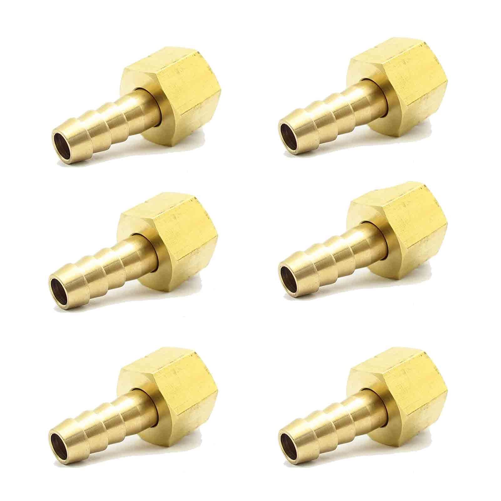 Yijian-Umbrella Women's M16x1.5 To 10Mm Pipe-Fittings 6Pcs 6Mm 8Mm 10Mm Hose Barb X M10 M12 M14 M16 Metric Thread Brass Pipe Fitting Coupler Connector Adapter (Color : )