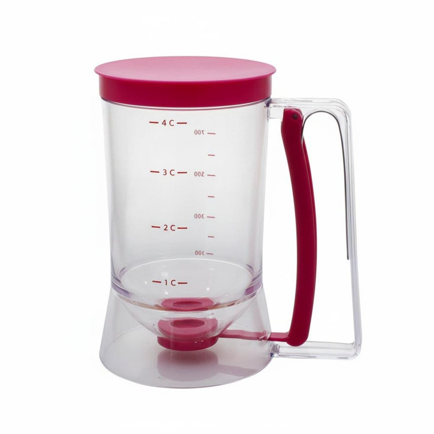 Commercial Grade Pancake Batter Dispenser Large Capacity Handheld Funnel Easy Operation Trigger Release Measuring Cup Long-Lasting for Chefs, Bakers, Food Stall, Restaurant, Bakery, Small, Pot Home-image-31