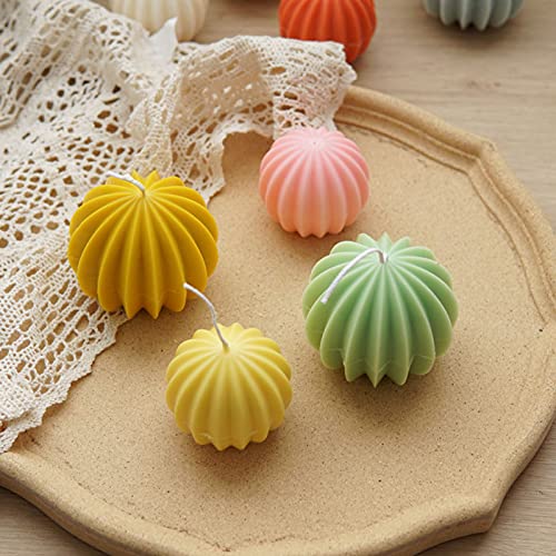 Kerzenform Zum GieÃen, 3D Kugelkaktusform Runde Kerzenformen Plastik Kerzen GieÃform DIY Aromatherapie Kerzenform Kaktuskerzenform für Herstellung Von Kerzen Aromasteinen Seife (2pcs) – Bild 6