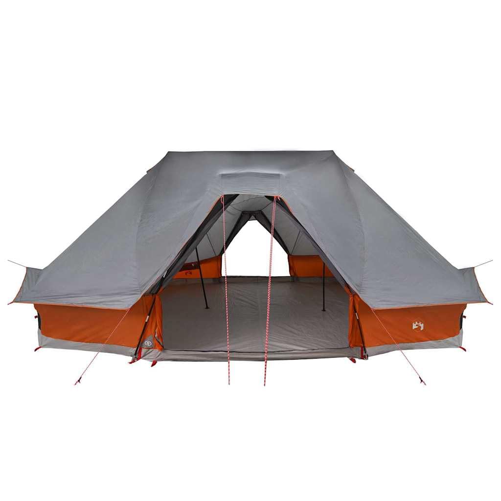 Namiot Tipi Tafta Szary i Pomarańczowy 466 X 310 X 240 Cm