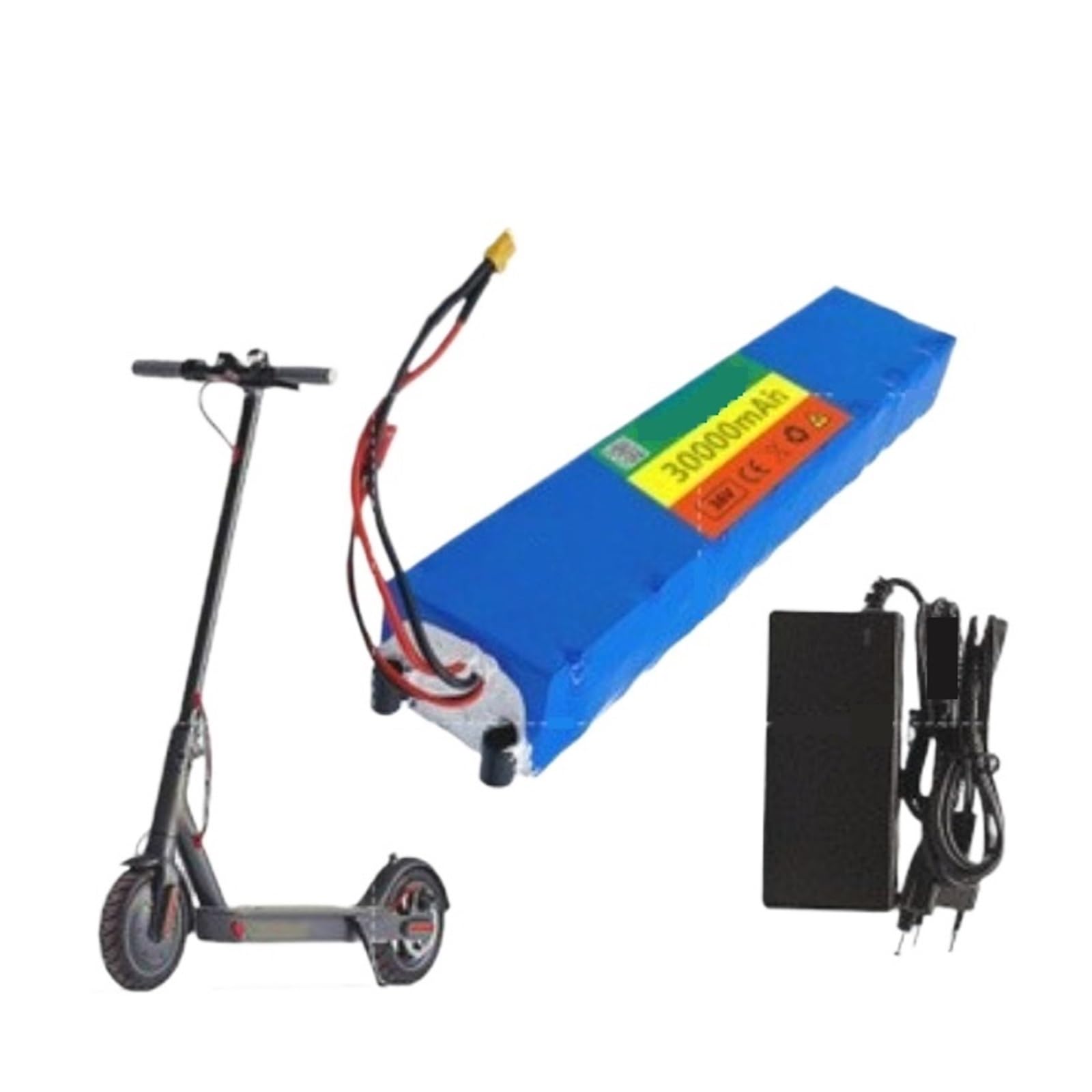 BaterÃa de 36V 30Ah con cargador, Compatible con baterÃa de scooter Xiaomi M365