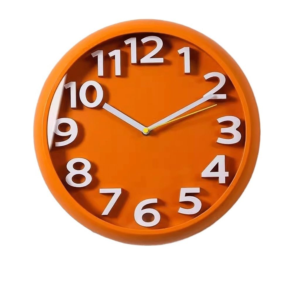 Horloge Murale Silencieuse pour Travailler sans Bruit au Bureau
