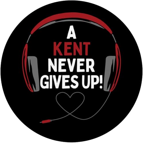 Miniatura 3 de Gaming Quote "A Kent Never Gives Up" Headset Personalized PopSockets Swappable PopGrip