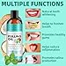 Coconut Pulling Oil for Teeth, Oil Pulling with Tongue Scraper, Natural Oral Care, Fights Bad Breath, Alcohol-Free, Tooth Whitening, Gum Health, Dye Free, Antigingivitis Oral Rinse
