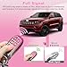 PIFOOG Key Fob Cover for Jeep Grand Cherokee Compass Renegade Dodge Accessories Pink Bling Keychain 5 Buttons Car Keys Case Shell Protector Full Covers Girly Women Gradient TPU