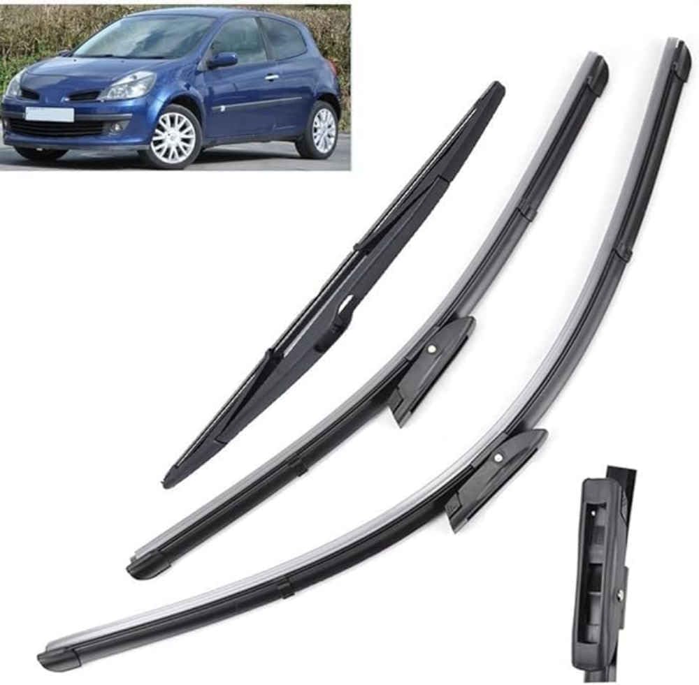 NYSLDSCO Premium Exact Fit Windscreen Wiper Blades for Civic 7 Hatchback 2000 2001-2006 2001 Durable Natural Rubber Easy Fit for a Quiet and Streak Free Wipe