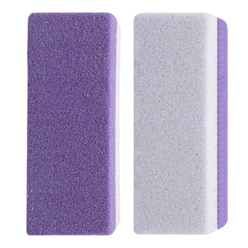 Foot Pumice Stone - Feet Scrubber | Pumice Stone for Feet | Glass Foot Pumice Foot Dead Skin Remover | Heavy Callused Feet Stone | Glass Pedicure Stone Hard Skin Callus Remover for Feet
