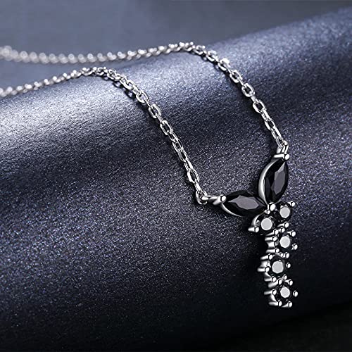 Pendentif fiançailles papillon fleurs qui ne noircit pas - 5