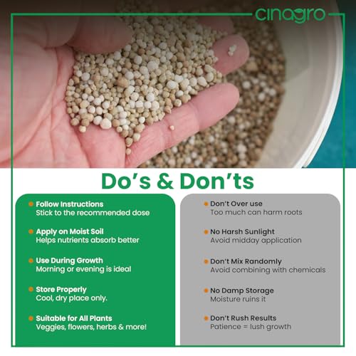 Image of Cinagro Bio DAP Fertilizers for Plants 500g Granules, Plant Food Fertilizer