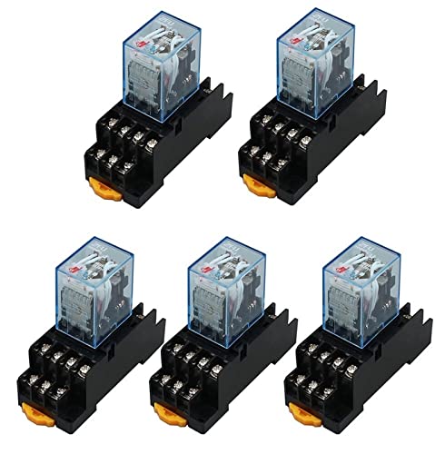 Relé MY4NJ de alta fiabilidad electromecánica 220V de 14 pines con base robusta 2
