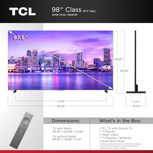 TCL 98QM9K 98-inch Mini LED QLED 4K