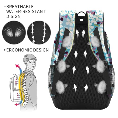 Image of rickyh style School Backpack Travel Bag for Men & Women Lightweight College Back Pack with Laptop Compartmen