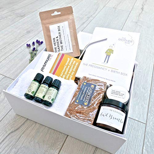 The Mother Box -"Pregnancy & Birth" Self Care Gift Box. Full of Wonderful Products to Support Mum in Pregnancy & Birth