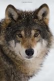  Portrait of a Wolf Journal: 150 Page Lined Notebook/Diary