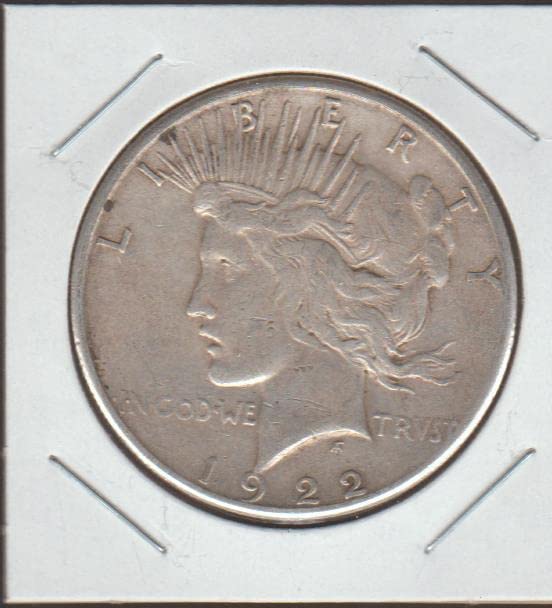 1922 S Peace (90% Silver) $1 Very Fine