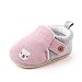 Cheerful Mario Chaussons pour Nourrisson Bambin Chaussures Premiers Pas bébé Garçons Filles Chaussures Rampantes Semelle Souple Respirant Rose 12-18 Mois