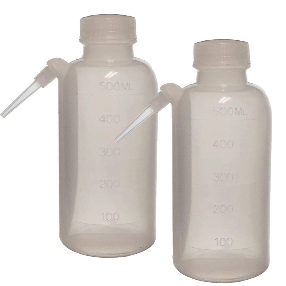 500ml Lab Bottles 500ml LDPE , Pack Of 2 - Wide Mouth With Molded  Graduations, Lab \u0026 Science Use Wash Bottles, image size:1000x1000