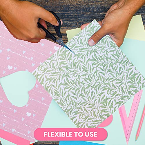 Yarumi Floral Scrapbook Paper Collection | With You | Wedding Album Themed Scrapbooking Paper Pad 6"×6" Single-Sided Patterned Paper Pack Pink Cardstock For Cardmaking/Crafts/Embellishment-24 Pages #TOP6