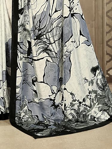 Image of SIRIL Women's Crepe Silk Printed Saree with Unstitched Blouse Piece