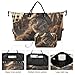 XYMZR Pirate Cat Large Quilted Duffle Bag for Women Men - Large Capacity, Fashion Design, Sport Tote Gym Bag with Toiletry Bags for Travel