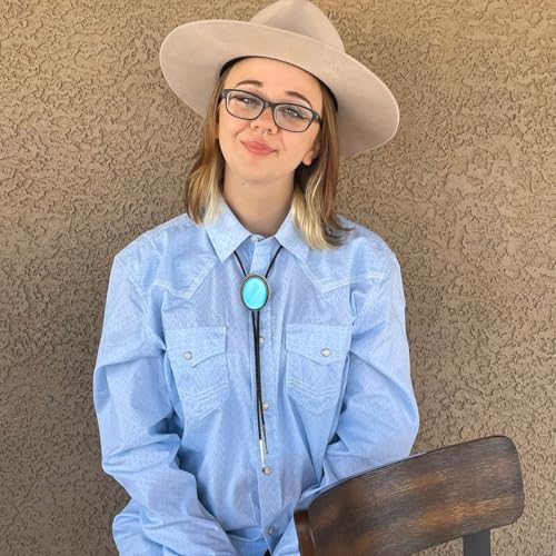 Image of Joxevyia Bolo Tie for Men Vintage Cow Skull Leather Rope Western Cowboy Necktie Vintage Bola Tie Gift for Him