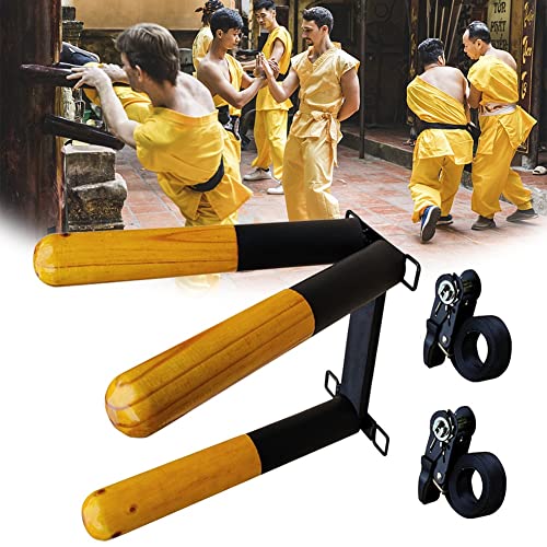 DYK&NX Wing Chun Dummy De Madera, Equipo De Artes Marciales para Boxeo, Material para Entrenamiento, Boxing Entrenamiento Taekwondo Karate Judo (Size : 3 Spring Hands)