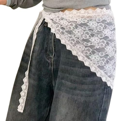 Beach Cover Up Boho Waist Chain Aesthetic Sheer Belt Summer Mesh Coastal Granddaughter Y2k Accessories