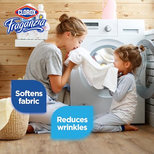 Clorox Fraganzia Fabric Softener Dryer Sheets Wrinkle Reducing Anti Static Softens Fabrics - image 4